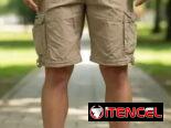 Bermuda de hombre beige