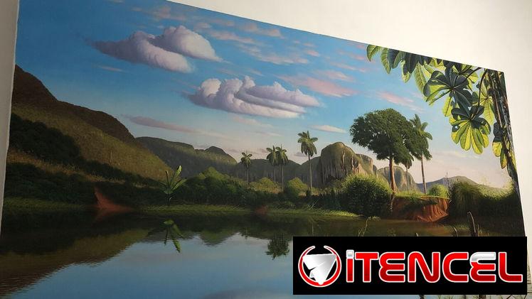 Obra original en óleo sobre lienzo 2x1M
