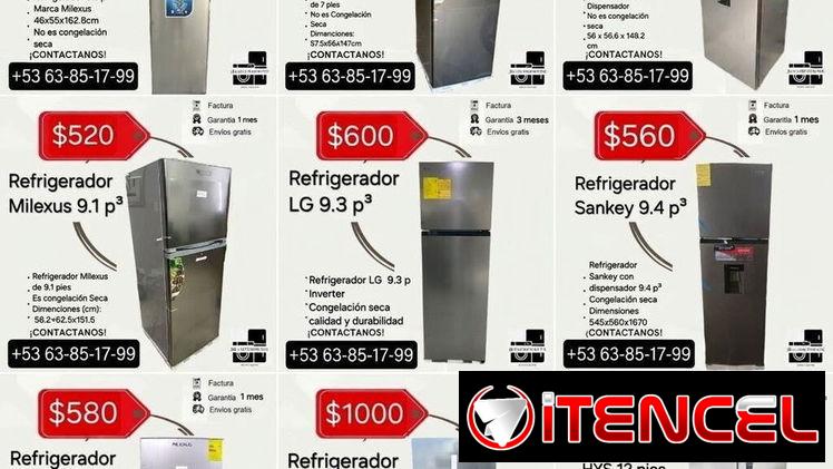 Televisor – Refrigerador – Nevera