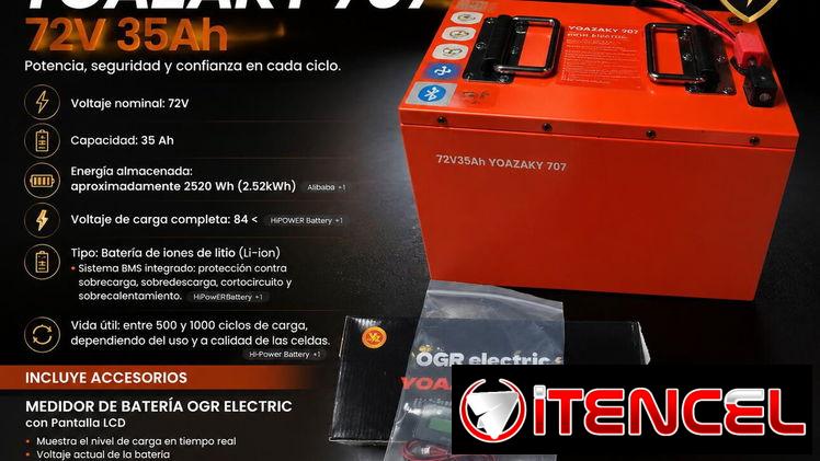 Batería de litio nueva yoazaki 820 usd