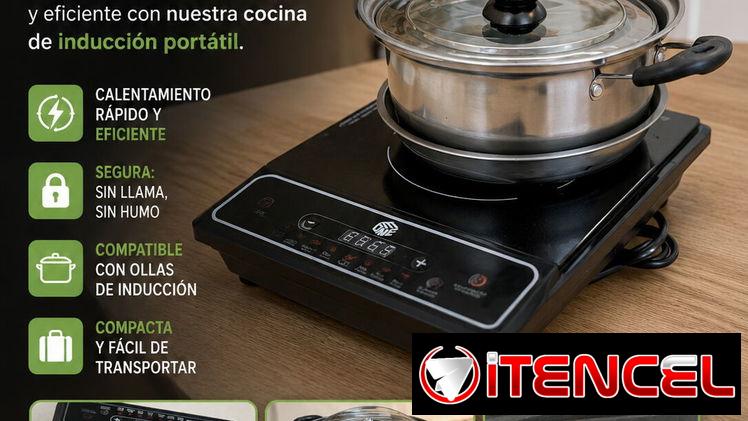 Vendo cosina de inducción con sus accesorios 56691051 20mil pesos