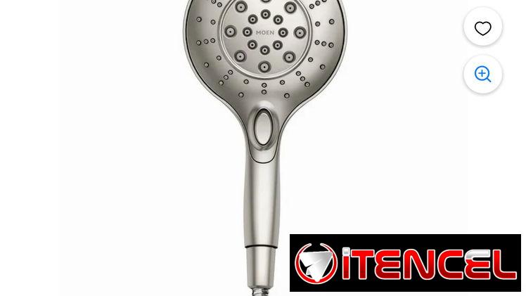 MOEN INC/FAUCETS 26112SRN Nickle 6Func Cabezal de Ducha Mag