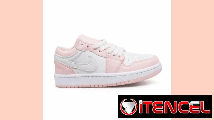 TENIS NIKE AIR JORDAN BLANCO Y ROSADO