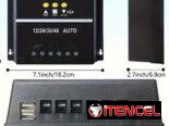 Controlador carga solar MPPT 100A