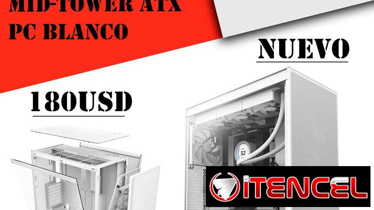 Chasis NZXT H7 Flow  Mid-Tower ATX PC Blanco “Nuevo Selladas”