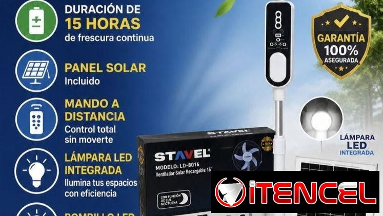 Ventilador Recargable