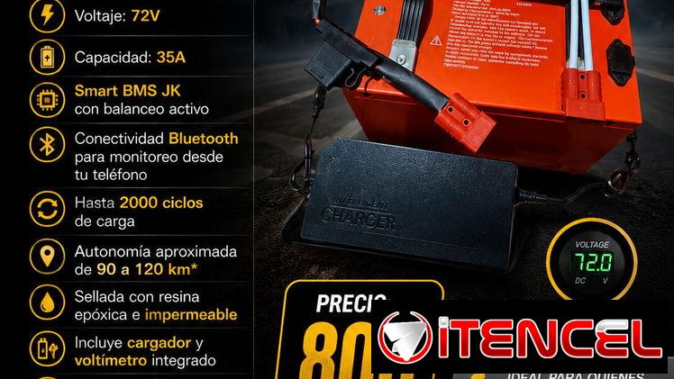 Bateria de Litio Yoazaky707 72v 35A