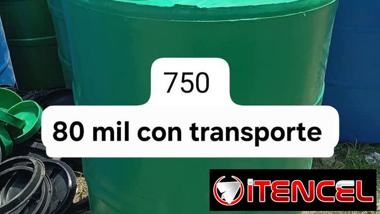 Tanques de 750litros con transporte incluido