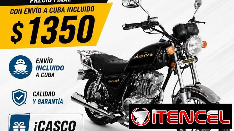 Moto de combustión GN125F Mountain más casco de regalo ( Importadas de Panamá)