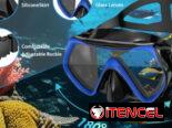 Kit de careta y snorkel/ Marco Azul.