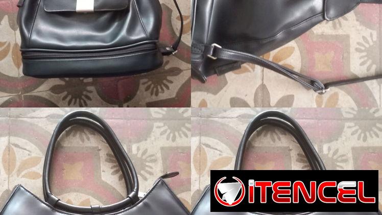 vendo mochilita de uso y cartera nueva