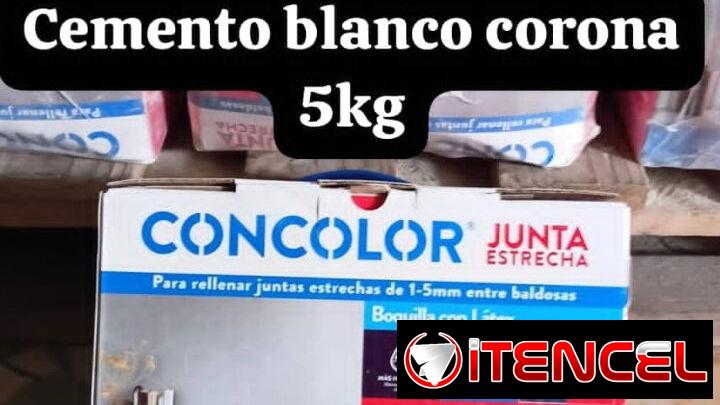 Cemento blanco importado CORONA