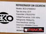 Refrigerador marca Eko 9.2 pies congelación seca con dispensador nuevo con garantía y mensajería !