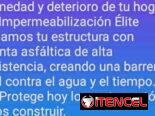 Impermeabilización de techos con manta asfáltica.