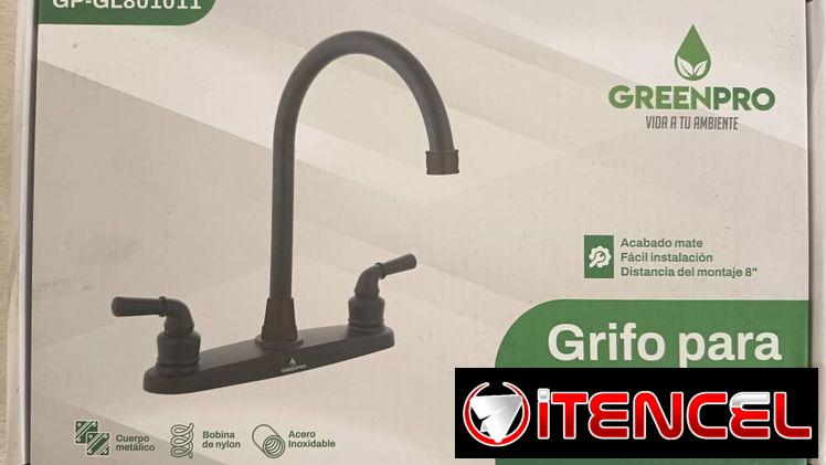 Grifo para Fregadero GREENPRO Negro Mate