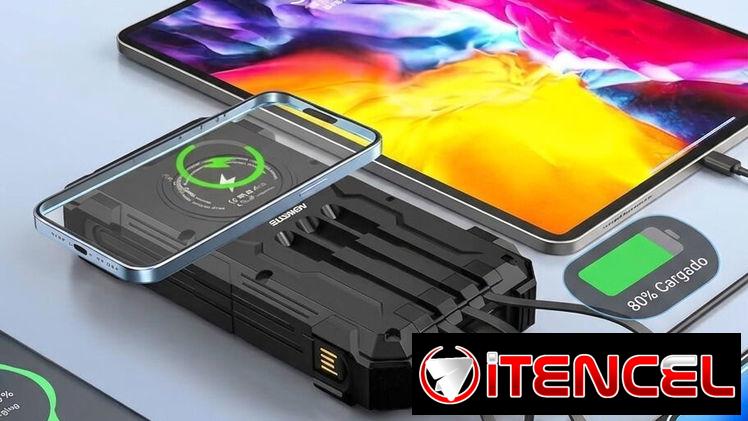 ​🔋 POWER BANK SOLAR 42800mAh (NUEVA)