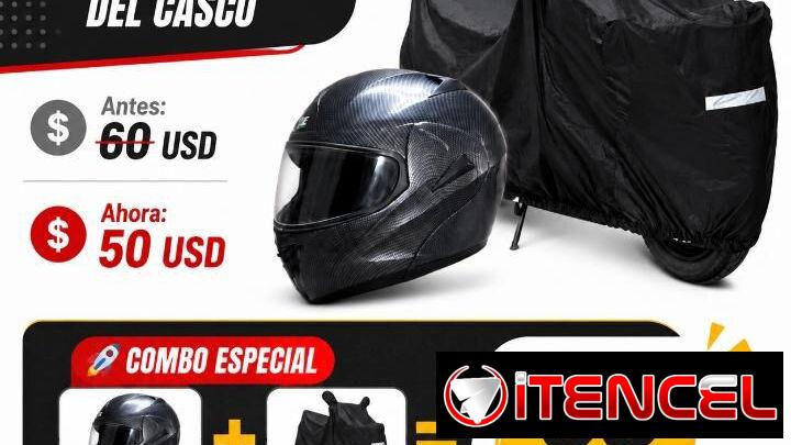 CAPA PARA MOTO + CASCO