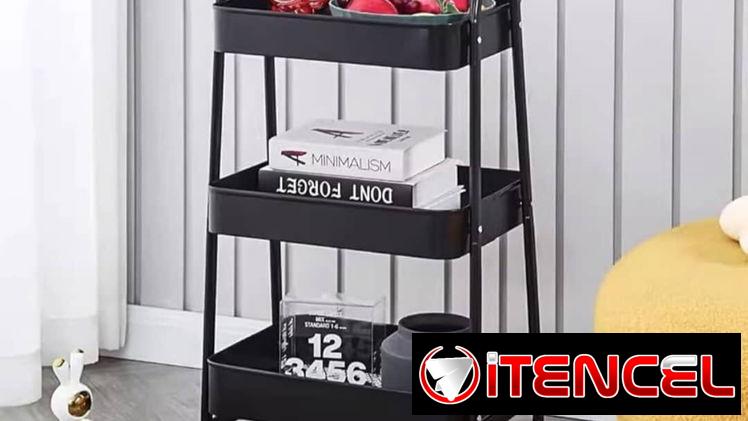 Organizadores de metal con rueditas de 3 niveles  en 12500cup