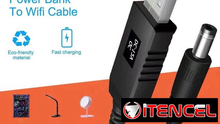 Cable Convertidor   Para Router Wifi USB /Dc
