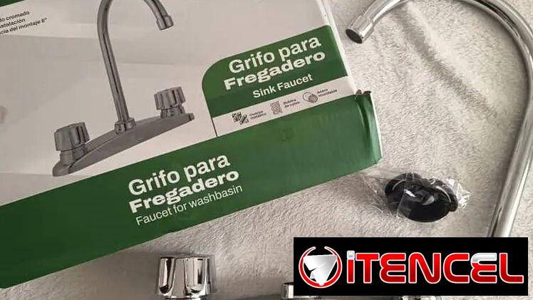 Grifo para fregadero doble cuello de cisne GP 1322