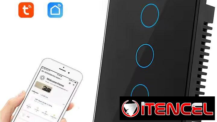 Interruptor Smart para pared de 3 canales
