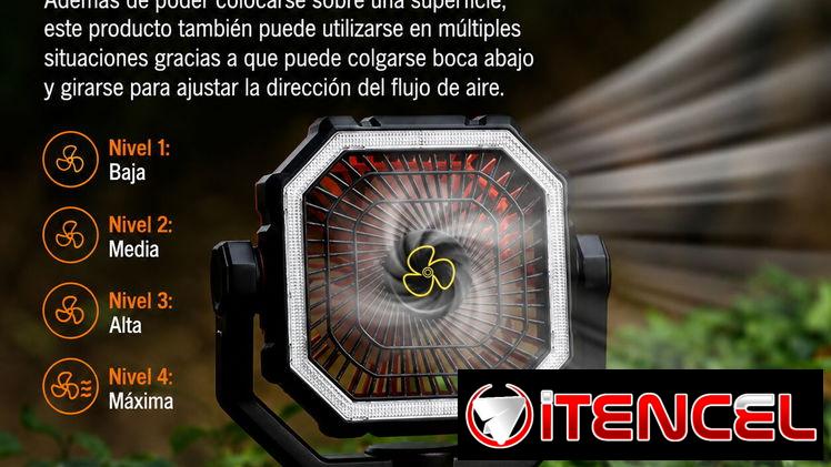 VENTILADOR RECARGABLE DE 20,000 mAh