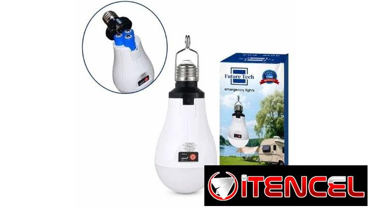 BOMBILLO RECARGABLE DE 3 BATERÍAS VPT-0062