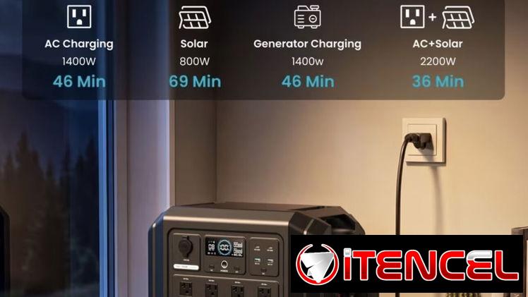 Estacion de energia OUPES Mega 1 – 1024Wh / 2000W (4500W pico) $650