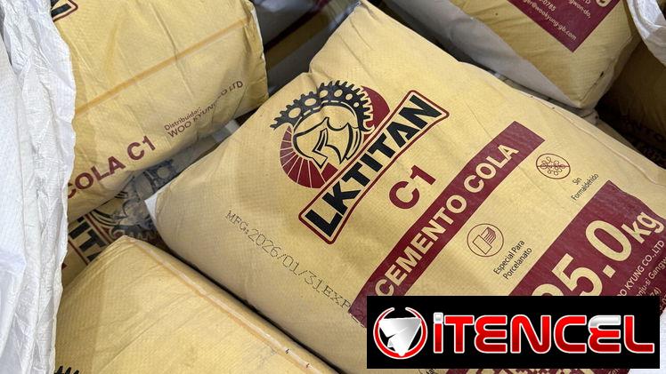 Cemento Porcelanico Gris Cola LKTITAN 25kg