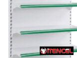 Estantes / Góndolas de 5 niveles con panel liso y perforado ⭐️Domicilio incluido⭐️