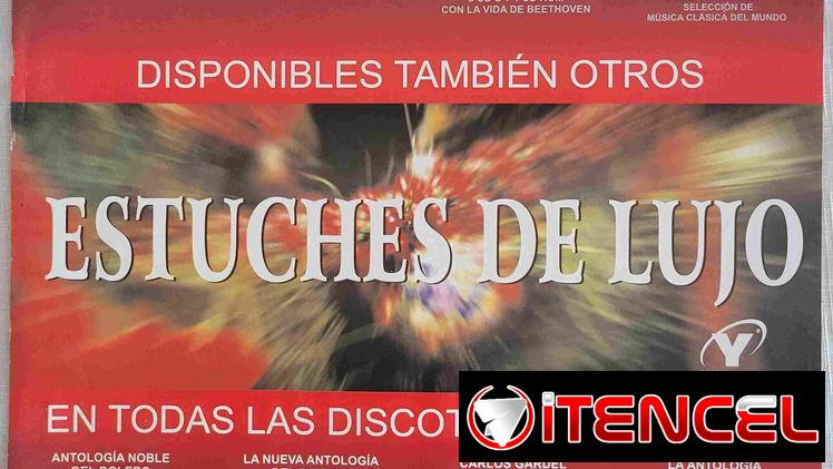 Álbum de lujo con 4 CD de cantores colombianos famosos e icónicas canciones, nuevo en 2000 cup