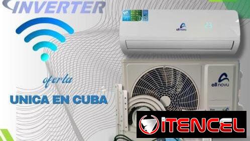 Split 1 tonelada 220V, 110V, 220V inverter, 110V inverter y 2T inverter con soporte y regulador incluidos en el precio