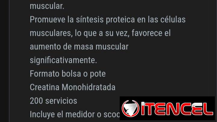 Creatinas blakbear 200 servicios