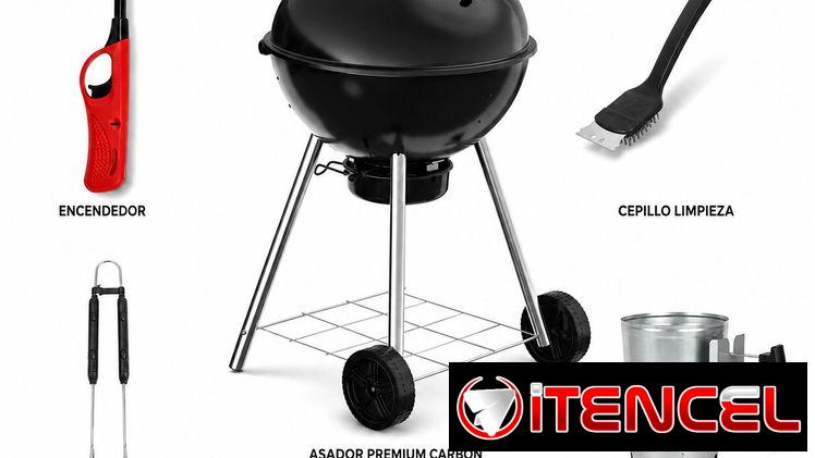 ASADOR DE CARBON PREMIUM EXPERT GRILL 22.5″ + ACCESORIOS COMPLETOS ENVÍO DISPONIBLE HABANA + 15 DÍAS DE GARANTÍA