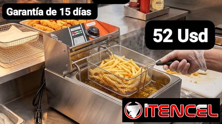 Freidora Eléctrica de Aceite Citronic 6 Lt, Garantía de 15 días, Entrega por un mínimo costo adicional para toda La Haba