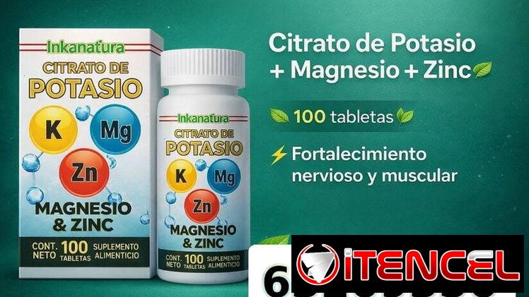 citrato de potasio magnesio zinc