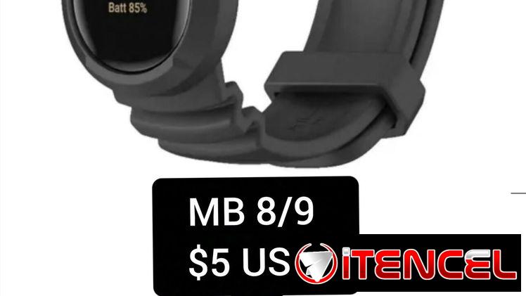Manillas marca Mijobs para Xiaomi Mi band  8/9/10.  Estilo: Casio G-Shock: $5 USD  Estilo: Milan metálicas: $10 USD