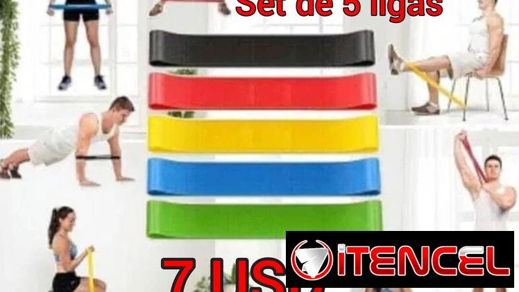 Set de 5 ligas para ejercicios