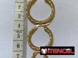 ✨Argollas Torcidas de Acero Inoxidable ✨