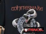 Camisetas negras temáticos de Rock