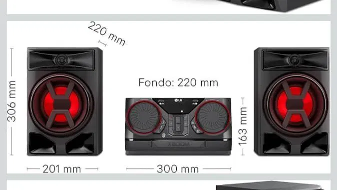 Equipo de música LG 110 volt
