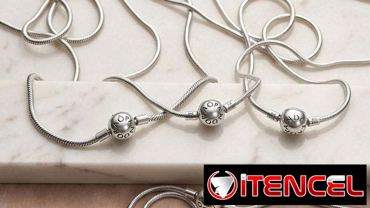 Collar essence Pandora 45cm plata s’925