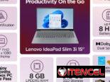 LAPTOP 🎁NUEVA🎁📦CAJA, Lenovo Ideapad Slim 3 (82X700EDUS), 15.6″ FHD IPS, Intel Core i5-1334U, 8GB DDR5, 512GB SSD
