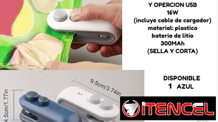 SELLADORA-CARGADOR PARA AUTOS-PESA DIGITAL-LAMPARA DE ESCRITORIO-MOUSE-CARGADOR INALAMBRICO-BOMBILLO LED