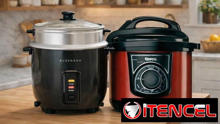 75 usd ‼️*COMBO*‼️  Olla Reina Gwell 5L (90 minutos) + Arrocera Rudenkov 2.2L