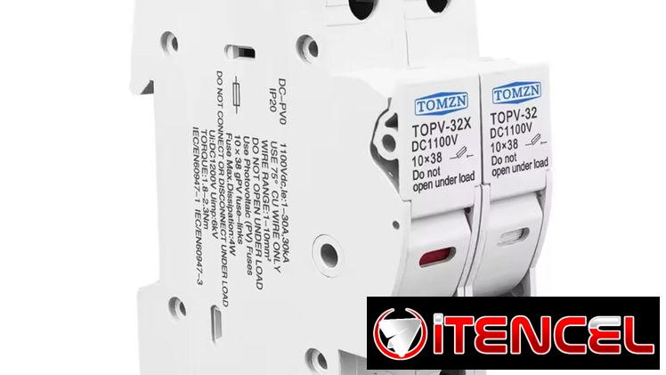 PortaFusible DC para Protección de Paneles Fotovoltaicos 16A o 32A
