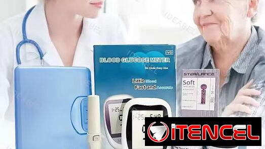 Medidor de glucosa en sangre. Glucómetro