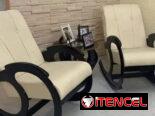 Sillones tapizados.  Comadritas