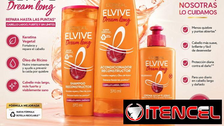 Set Loreal Dream Long Shampoo, Acondicionador y Crema de Peinar