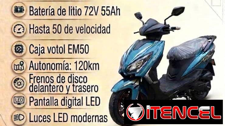 Moto eléctrica halcón⚡